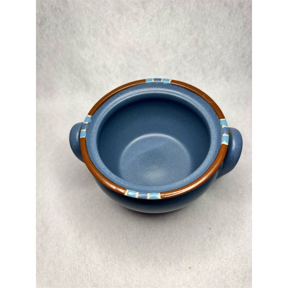 Dansk Mesa Sky Blue Stoneware‎ covered onion Soup Tureen with Lid - Picture 4 of 4